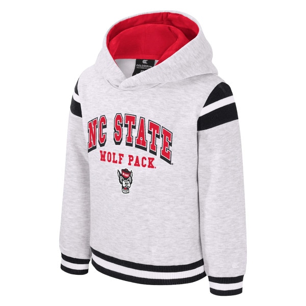 Ash Grey/Black Toddler Fleece Hoodi
